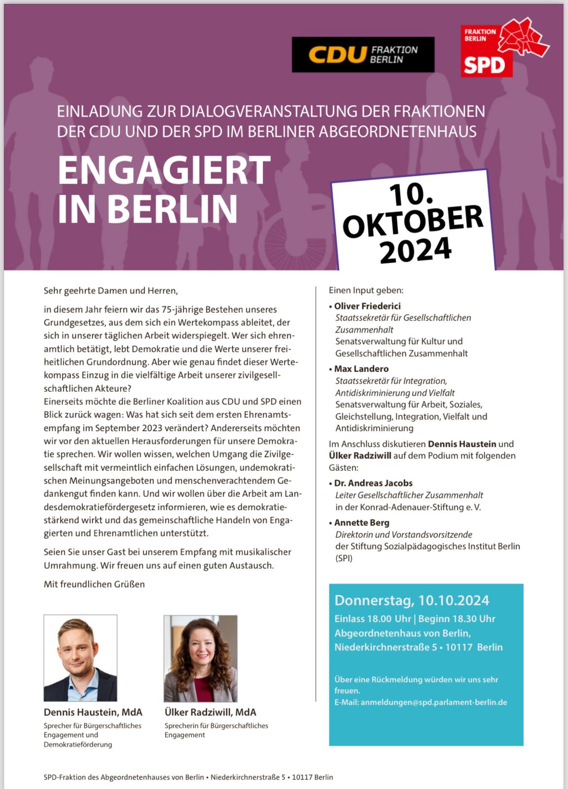 Engagiert in Berlin