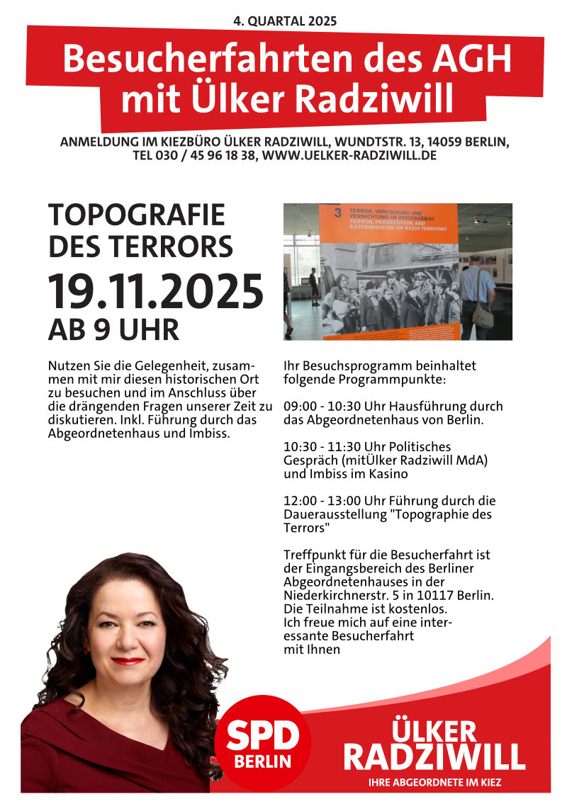 Besucherfahrt Topografie des Terrors